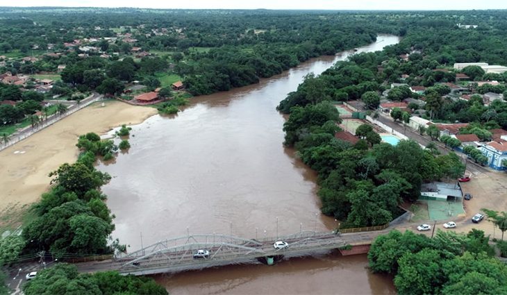Aviso de emergência é emitido devido à elevação dos níveis dos rios Taquari e Aquidauana