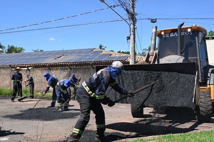 Campo Grande supera 112 mil buracos tapados em três meses e intensifica manutenção viária