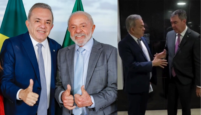 Riedel agradece Vander por empréstimo de R$ 1 bilhão para MS com Lula